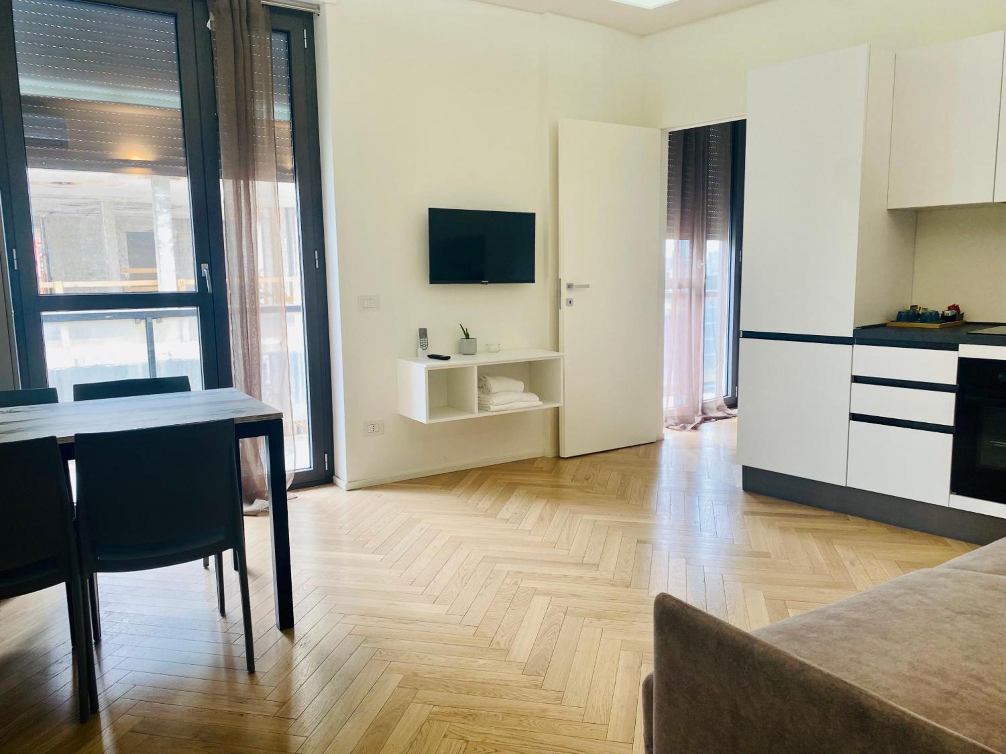 Sky View -Porta Nuova- Appartamento 2 Con Balcone Milán Exterior foto